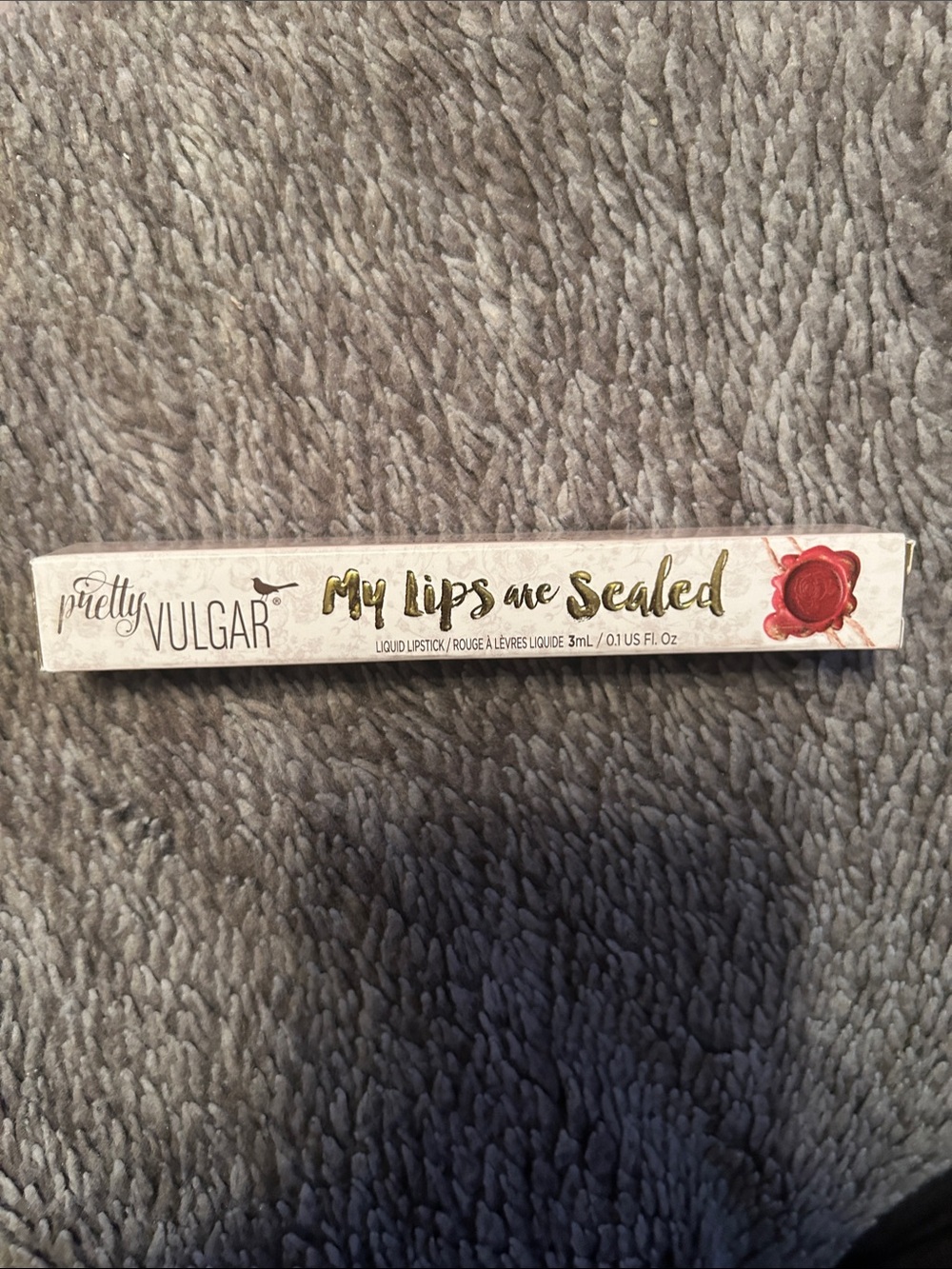 Pretty Vulgar My Lips Are Sealed Lipstick Packaging - Red Accent